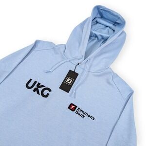 FootJoy Tour Issue Lightweight Hoodie Mens Medium Blue Performance Golf Active